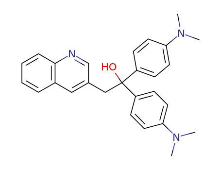 3-Quinolineethanol, a,a-bis[4-(dimethylamino)phenyl]- cas  57443-83-1