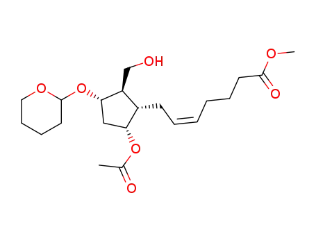 (Z)-7-[(1S,2R,3S,5R)-5-Acetoxy-2-hydroxymethyl-3-(tetrahydro-pyran-2-yloxy)-cyclopentyl]-hept-5-enoic acid methyl ester