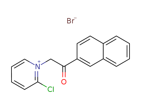 Pyridinium,2-chloro-1-[2-(2-naphthalenyl)-2-oxoethyl]-, bromide (1:1)