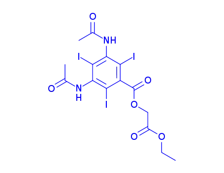 Molecular Structure of 5714-09-0 (Ethyl cartrizoate)