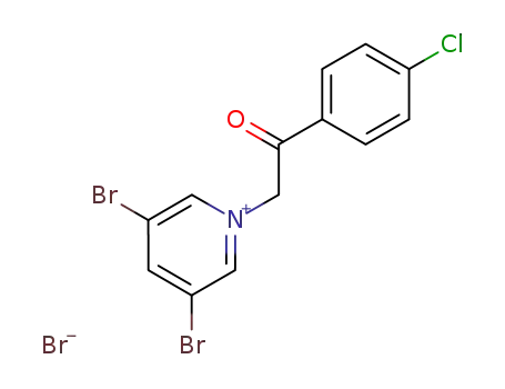 1-(4-Chlorophenyl)-2-(3,5-dibromopyridin-1-ium-1-yl)ethanone bromide