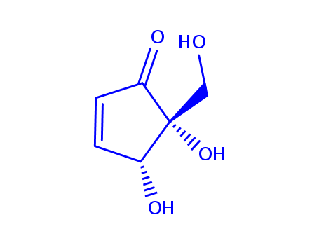 2-Cyclopenten-1-one,4,5-dihydroxy-5-(hydroxymethyl)-, (4R,5R)-rel-
