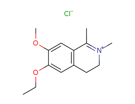 Isoquinolinium,6-ethoxy-3,4-dihydro-7-methoxy-1,2-dimethyl-, chloride (1:1) cas  6272-95-3