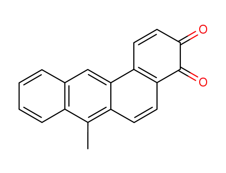 Molecular Structure of 71989-02-1 (7-methyltetraphene-3,4-dione)