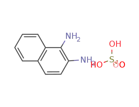 Molecular Structure of 56633-17-1 (1,2-Naphthalenediamine, sulfate (1:1))