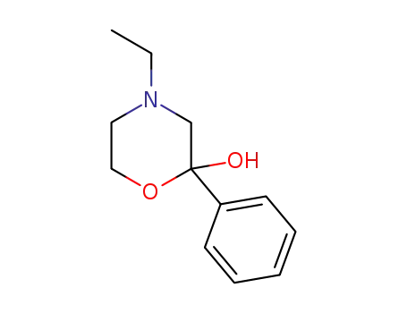 Molecular Structure of 21769-31-3 (4-ethyl-2-phenyl-morpholin-2-ol)