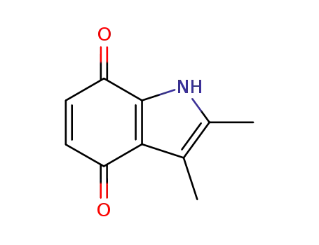 1H- 인돌 -4,7- 디온, 2,3- 디메틸-(9CI)