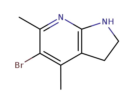 5-bromo-4,6-dimethyl-2,3-dihydro-1H-pyrrolo[2,3-b]pyridine