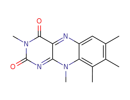 Molecular Structure of 62738-36-7 (3,7,8,9,10-pentamethylisoalloxazine)