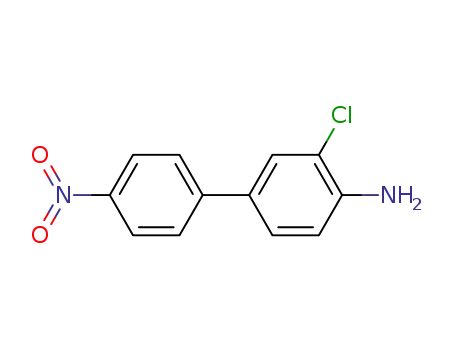 Molecular Structure of 28402-09-7 ([1,1'-Biphenyl]-4-amine, 3-chloro-4'-nitro-)