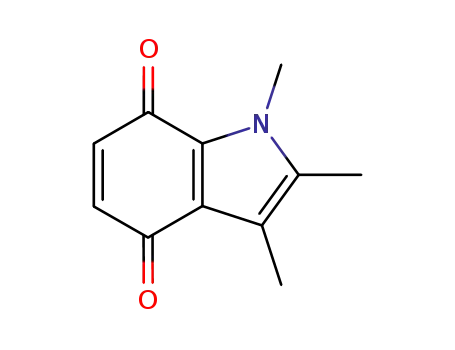 Molecular Structure of 62676-78-2 (1,2,3-trimethyl-1H-indole-4,7-dione)