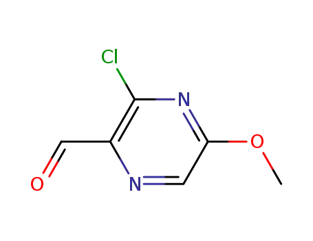 Molecular Structure of 627910-84-3 (3-CHLORO-5-METHOXYPYRAZINE-2-CARBALDEHYDE)