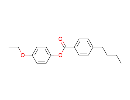 Molecular Structure of 62716-65-8 (4-N-BUTYLBENZOIC ACID 4-ETHOXYPHENYL ESTER)