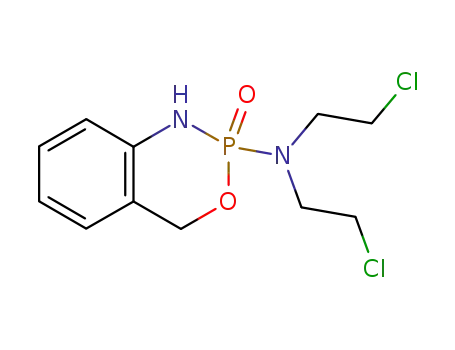 N,N-bis(2-chloroethyl)-1,4-dihydro-2H-3,1,2-benzoxazaphosphinin-2-amine 2-oxide