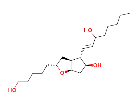 (2R,3aS,4S,5S,6aR)-4-((E)-3-Hydroxy-oct-1-enyl)-2-(5-hydroxy-pentyl)-hexahydro-cyclopenta[b]furan-5-ol
