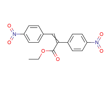 2,3-bis-(4-nitro-phenyl)-acrylic acid ethyl ester