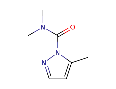 Molecular Structure of 74731-27-4 (1H-Pyrazole-1-carboxamide,  N,N,5-trimethyl-)