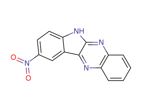 Molecular Structure of 57743-37-0 (9-nitro-6H-indolo[2,3-b]quinoxaline)