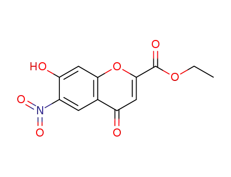 7-하이드록시-6-니트로-4-옥소-4H-1-벤조피란-2-카복실산 에틸 에스테르