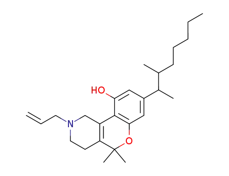 2-allyl-8-(1,2-dimethyl-heptyl)-5,5-dimethyl-1,3,4,5-tetrahydro-2<i>H</i>-chromeno[4,3-<i>c</i>]pyridin-10-ol