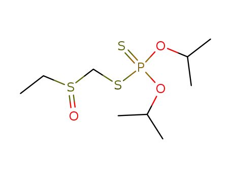 Molecular Structure of 5827-05-4 (ethylsulfinylmethylsulfanyl-dipropan-2-yloxy-sulfanylidene-phosphorane)