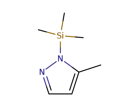 Molecular Structure of 74731-18-3 (5-methyl-1-(trimethylsilyl)-1H-pyrazole)