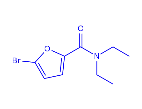 Molecular Structure of 57785-35-0 (5-bromo-N,N-diethyl-2-furamide)