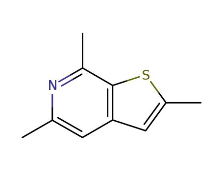Molecular Structure of 5248-03-3 (Thieno[2,3-c]pyridine, 2,5,7-trimethyl- (7CI,8CI,9CI))