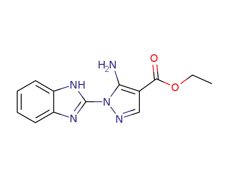5-AMINO-1-(1H-BENZOIMIDAZOL-2-YL)-1H-PYRAZOLE-4-CARBOXYLIC ACID ETHYL ESTER