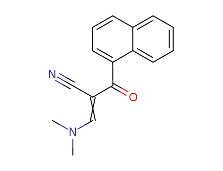 Molecular Structure of 52200-20-1 (2-[(DIMETHYLAMINO)METHYLENE]-3-(1-NAPHTHYL)-3-OXO-PROPANENITRILE)