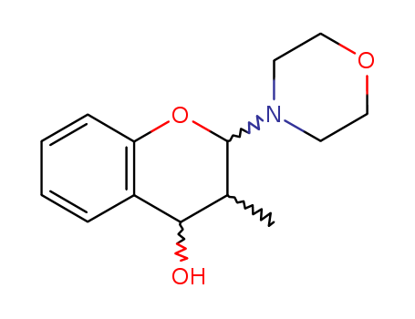 2H-1-Benzopyran-4-ol,3,4-dihydro-3-methyl-2-(4-morpholinyl)- cas  5832-17-7