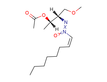 2-Butanol,4-methoxy-3-(1-octenyl-ONN-azoxy)-, acetate (ester), [R-(R*,R*)]- (9CI)