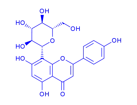 Molecular Structure of 3681-93-4 (Vitexin)