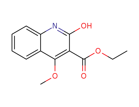 2-hydroxy-4-methoxy-quinoline-3-carboxylic acid ethyl ester