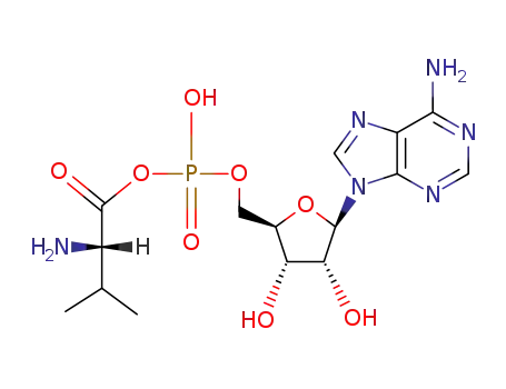 Molecular Structure of 52435-65-1 (valyl adenylate)