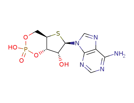 9-(2-deoxy-5-O-phosphono-4-thio-D-erythro-pent-1-enofuranosyl)-9H-purin-6-amine