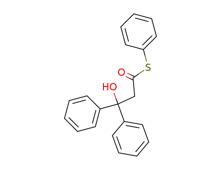 S-phenyl 3-hydroxy-3,3-diphenylpropanethioate