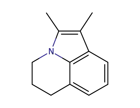 Molecular Structure of 5825-43-4 (5,6-Dihydro-1,2-dimethyl-4H-pyrrolo[3,2,1-ij]quinoline)