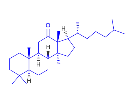 Molecular Structure of 52474-77-8 (Lanostan-12-one)