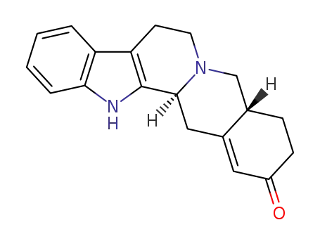 Molecular Structure of 114926-77-1 ((4aR,13bS)-3,4,4a,5,8,13,13b,14-octahydroindolo[2',3':3,4]pyrido[1,2-b]isoquinolin-2(7H)-one)