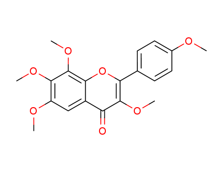 4H-1-Benzopyran-4-one,3,6,7,8-tetramethoxy-2-(4-methoxyphenyl)-