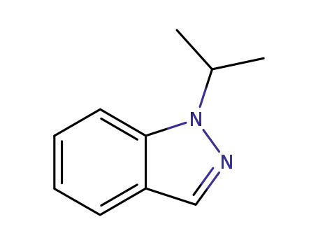 Molecular Structure of 83482-91-1 (1H-Indazole,1-(1-methylethyl)-(9CI))