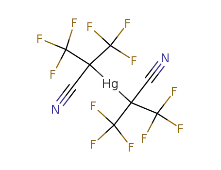 Mercury, bis[1-cyano-2,2,2-trifluoro-1-(trifluoromethyl)ethyl]-