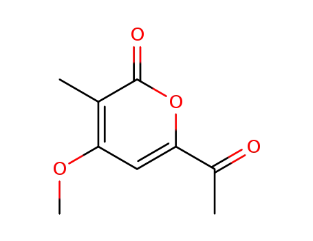 2H-Pyran-2-one,6-acetyl-4-methoxy-3-methyl-