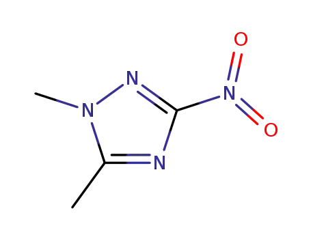 Molecular Structure of 26621-46-5 (1,5-dimethyl-3-nitro-1,2,4-triazole)