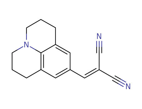 2-((2,3,6,7-tetrahydro-1H,5H-pyrido[3,2,1-ij]quinolin-9-yl)methylene)malononitrile