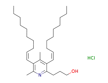 3-(3,5-di((Z)-dec-1-enyl)-4,6-dimethylpyridin-2-yl)propan-1-ol hydrochloride