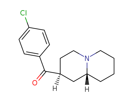 Methanone,(4-chlorophenyl)(octahydro-2H-quinolizin-2-yl)-, cis- (9CI)