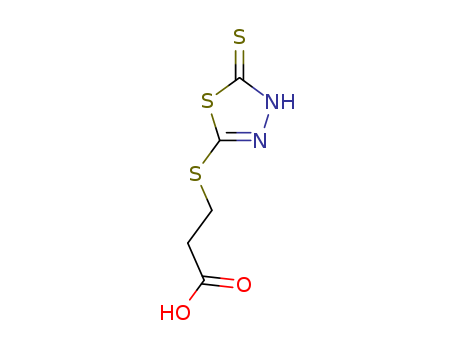 Propanoic acid,3-[(4,5-dihydro-5-thioxo-1,3,4-thiadiazol-2-yl)thio]-                                                                                                                                    