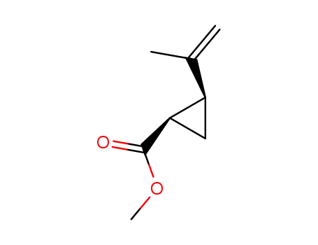 시클로프로판카르복실산, 2-(1-메틸에테닐)-, 메틸 에스테르, cis-(9CI)